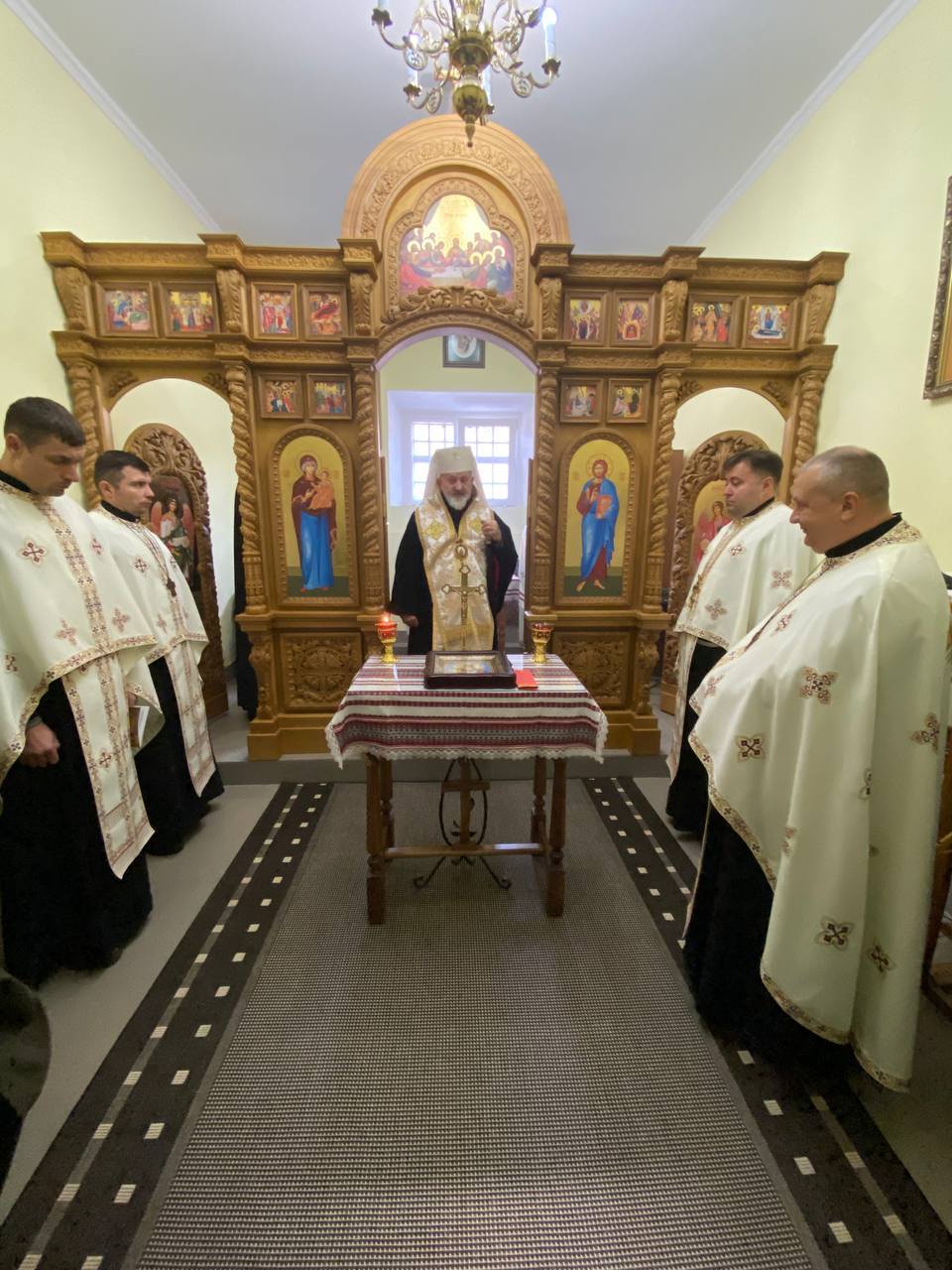 Архиєпископ і Митрополит Ігор звершив чин освячення іконостасу в каплиці у Державній установі «Львівська установа виконання покарань (№19)» Архиєпископ і Митрополит Ігор звершив чин освячення іконостасу в каплиці у Державній установі «Львівська установа виконання покарань (№19)»